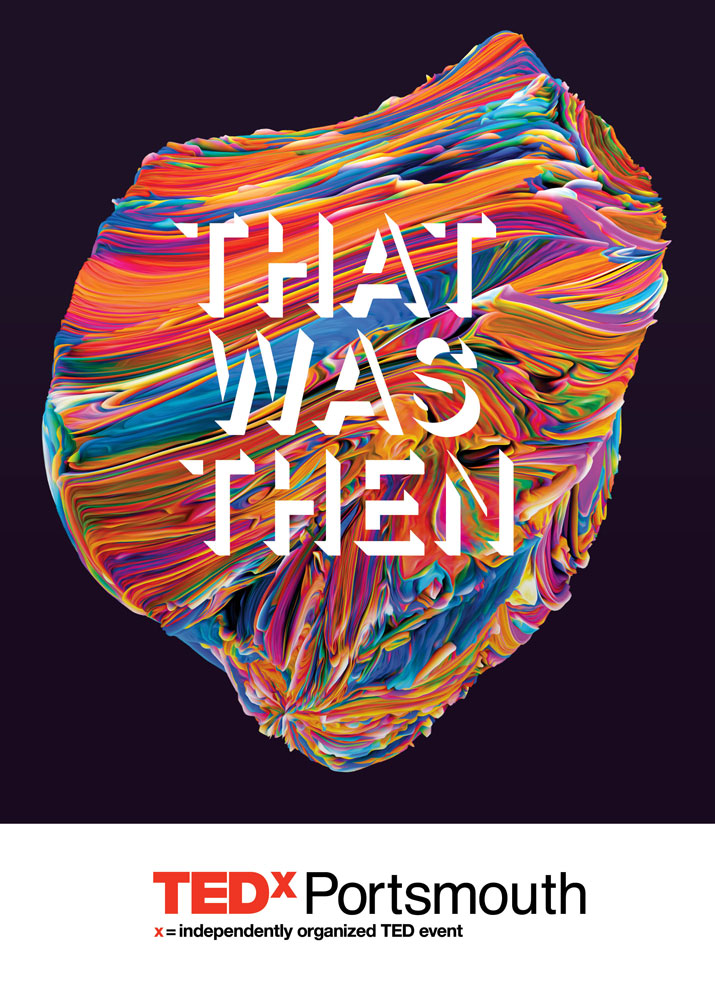 TEDxPortsmouth 2018 theme design by Deb McNeilly